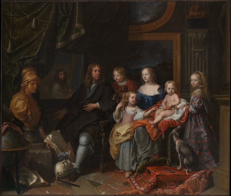Everhard Jabach and Family ca. 1660 by Charles LeBrun 1619-1690 The Metropolitan Museum of Art  NYC 2014.250
